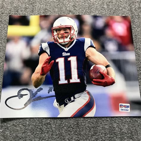 Patriots Julian Edelman Signed X Photo The Official Auction Site