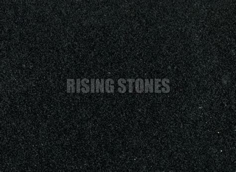 Bush Hammered Absolute Black Granite Stone For Countertop Flooring