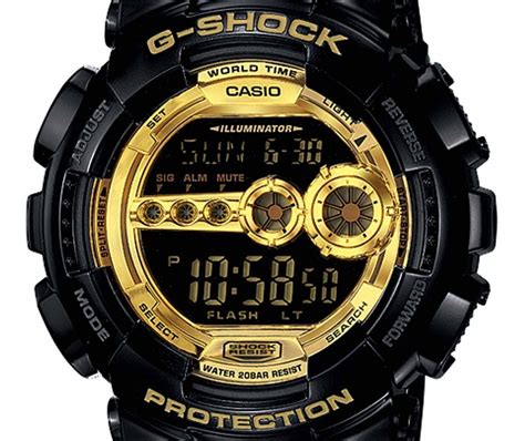 Rel Gio G Shock Masculino Gd Gb Dr Preto Dourado Digital Frete Gr Tis