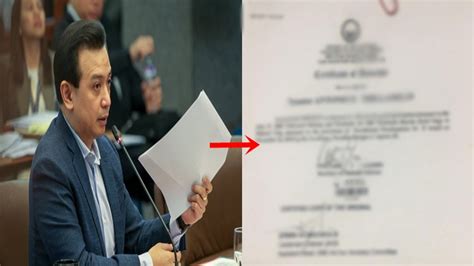 Senator Trillanes Amnesty Certificate Photo Exposed Online