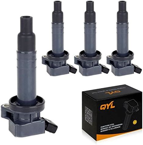 Amazon MAS Set Of 4 Ignition Coils Pack 4Pcs Iridium Spark Plugs