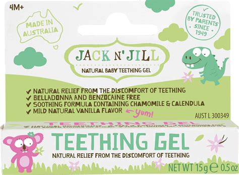 Jack N Jill Teething Gel 15 G Ecco Verde Online Shop