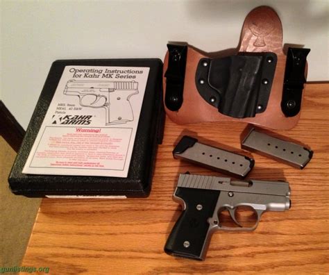 Gunlistings.org - Pistols ** KAHR MK9 ** Stainless -- W/ Crossbreed ...