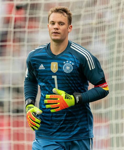 LEVERKUSEN, GERMANY - JUNE 08: Goalkeeper Manuel Neuer of Germany looks ...