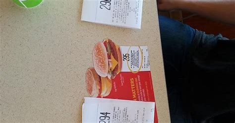 Got Two Orders At Mcdonalds And The Number On The Receipt In The Ad