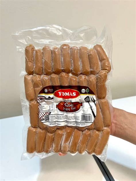 Jual Yomas Beef Cocktail Sausage Pcs Gr Sosis Sapi Cocktail Di