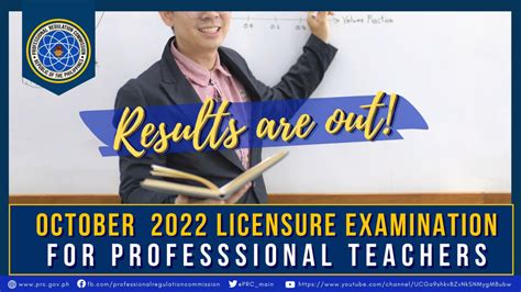 Elementary Teachers Lept October 2022 Prc Board Exam Result