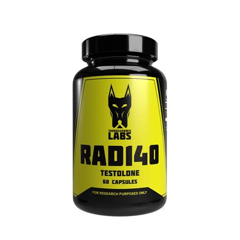 Thoroughbred Labs Rad 140 Testolone Sarm 10mg X 60 Caps Ssp Uk