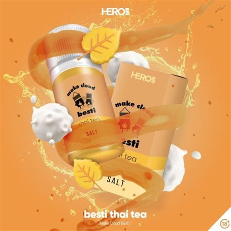 Jual Salt Besti Thai Tea Saltnic Ml Mg By Bestie Hero R