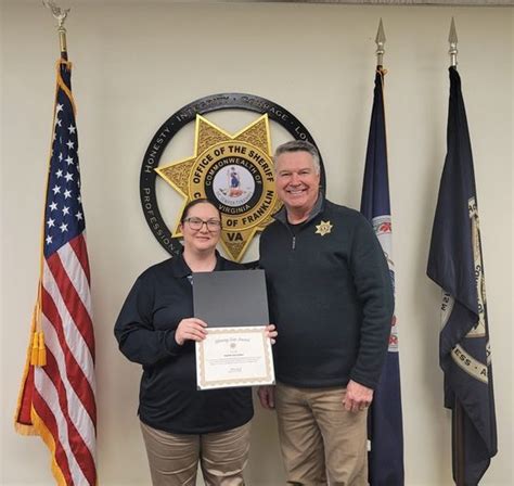 Franklin County Sheriffs Office Awards Virginia Sheriffs Institute