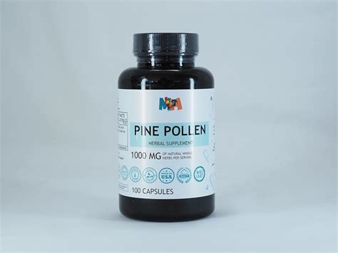 Pine Pollen Testosterone Capsules Mg Wildcrafted Pine Pollen