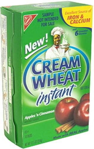 Cream Of Wheat Apples N Cinnamon Instant Hot Cereal 10 Ea Nutrition