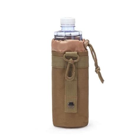 Gourde Bouteille Isotherme Porte Bouteille D Eau Tactique Molle Sac