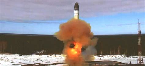 Russia Test Fired The Rs Sarmat World S Most Powerful Nuclear