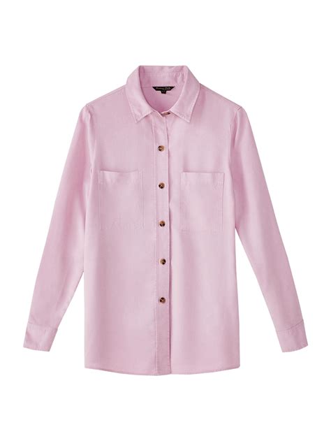 Stylish Contrast Button Shirt