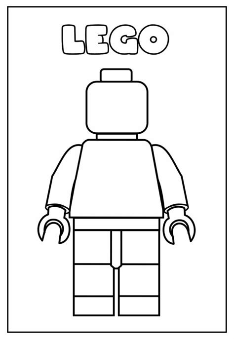 Desenhos De Lego Para Colorir Bora Colorir