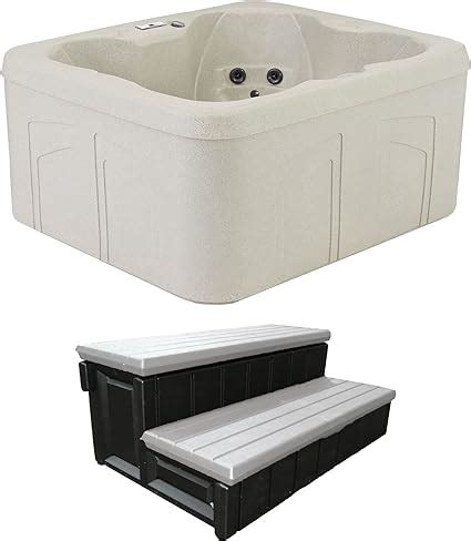Amazon Lifesmart Rock Solid Simplicity Plug And Play Person Hot Tub Spa With Jets