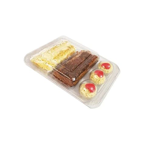 Embalagem Para Doces Flip Top Cristal 5 Cavidades 5un