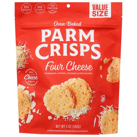 Save On Parm Crisps Oven Baked Cheese Snack Four Cheese Value Size