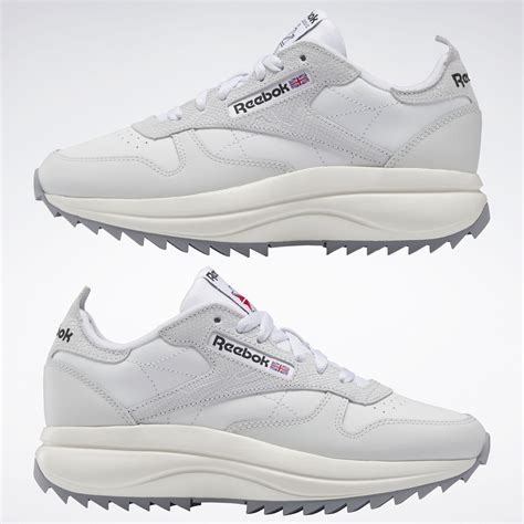 Classic Leather Sp Extra Shoes In Cloud White Cold Grey Cold Grey Reebok Official Uk