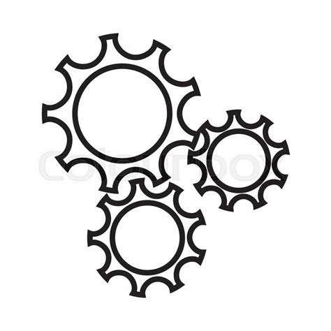 Cogs And Gears Drawing | Free download on ClipArtMag