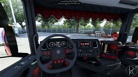 Scania Next Gen Red Pluche Interior By Raym For Truckersmp And Scs