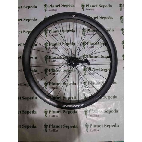 Jual Wheelset 700 Belakang Araya KS40 KS 40 Torpedo Hitam Jari BS Hitam