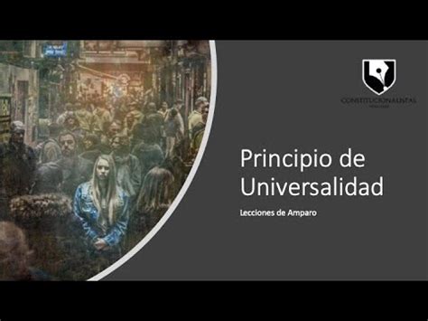 Principio De Universalidad