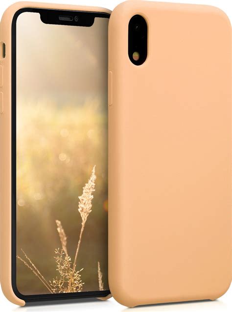 Kwmobile Soft Flexible Back Cover Σιλικόνης Peach Iphone Xr Skroutz Gr