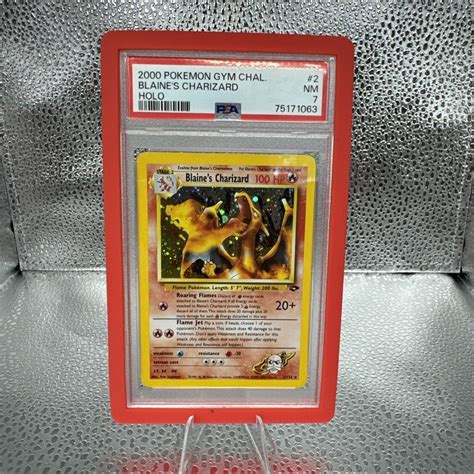 2000 Pokemon Gym Challenge 2 Blaine S Charizard Holo PSA 7 NM EBay