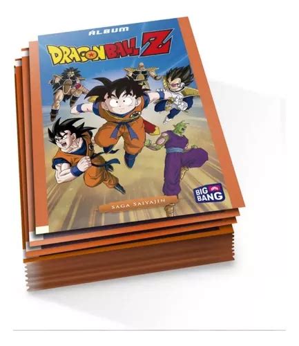 10 Sobres Dragon Ball Z Saga Sayyajin Colección 2023 Personaje Dragon