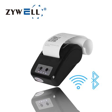 58mm Portable Mobile Handheld Thermal Receipt Printer Zywell Mini Bluetooth Pos Printer Zm03