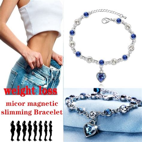 Pulsera De Plata 925 Pura Para P Rdida De Peso Brazalete De Diamantes