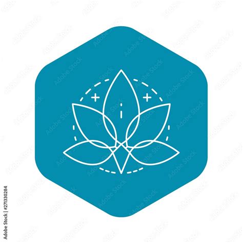 Marijuana leaf logo. Outline marijuana leaf vector logo for web design ...