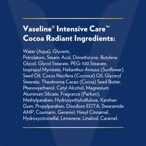 Vaseline Intensive Care Body Lotion Cocoa Radiant For Dry Skin With Ultra Hydrating Lipids 10