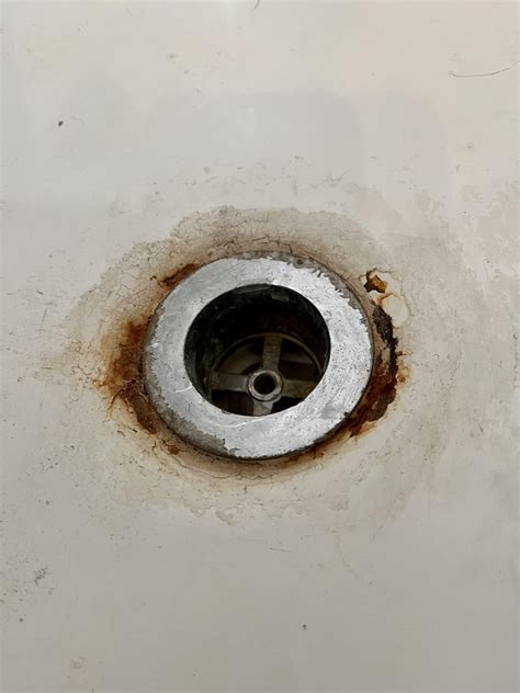 Rust Around Drain Anything We Can Do To Make It Look Better Or