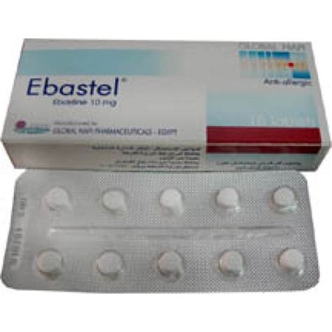 Ebastel 10mg Tablets - Rosheta United Arab Emirates