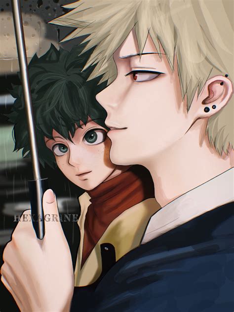 Deku And Bakugo Boku No Hero Academia Fan Art Fanpop