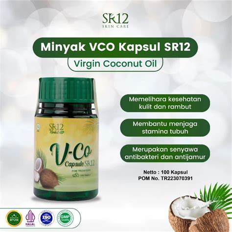 Jual VCO KAPSUL SR12 Shopee Indonesia