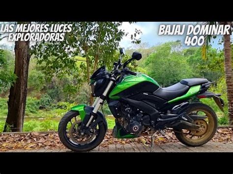 Bajaj Dominar 400 Será Buena Opción las luces exploradoras