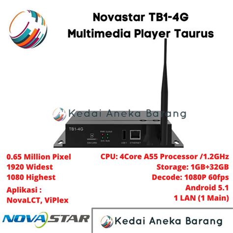 Jual Novastar Taurus Tb Tb G Multimedia Player Led Videotron