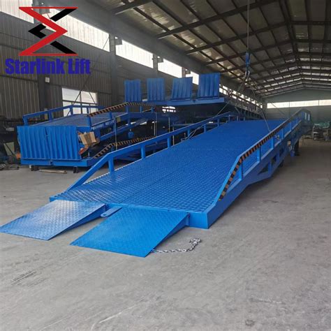 Warehouse Loading Unloading Dock Leveler Mobile Yard Ramp China