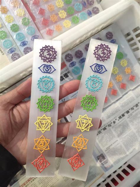 Selenite Chakras Sheet