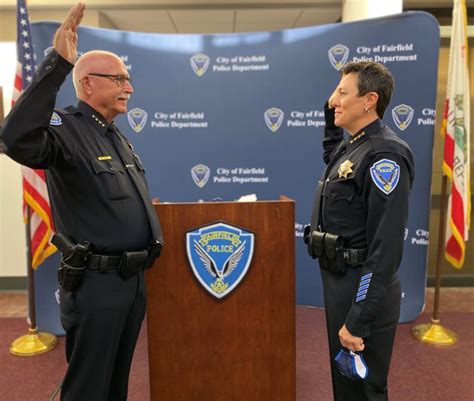 Fairfield Swears In New Police Chief The Vacaville Reporter