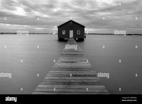 Crawley Edge Boatshed In Australia Stock Photo Alamy