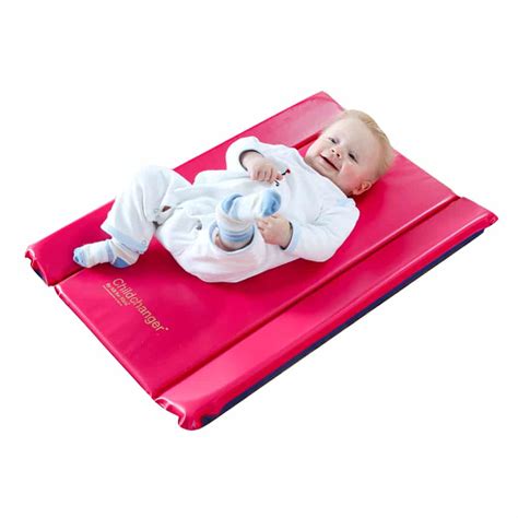 childchanger changing mat pink blue smudge dribble