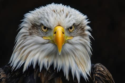 Premium Photo Majestic Bald Eagle Closeup With Piercing Gaze