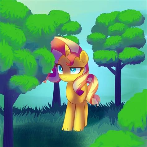 2866922 Safe Artist Andromedasparkz Derpibooru Import Sunset