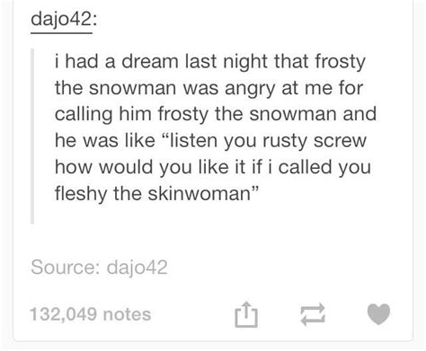 Frosty the Snowman : r/tumblr