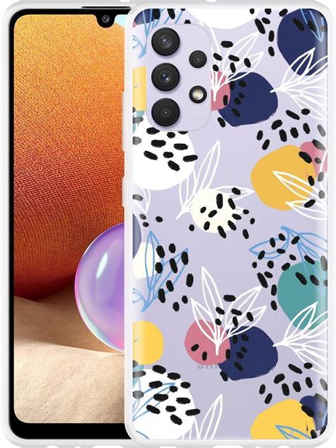 Samsung Galaxy A G Hoesje Abstract Flowers Designed By Cazy Bol